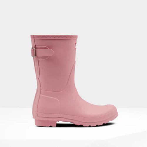 Hunter Original Back Adjustable Short Rain Boots For Womens - NZ B5634